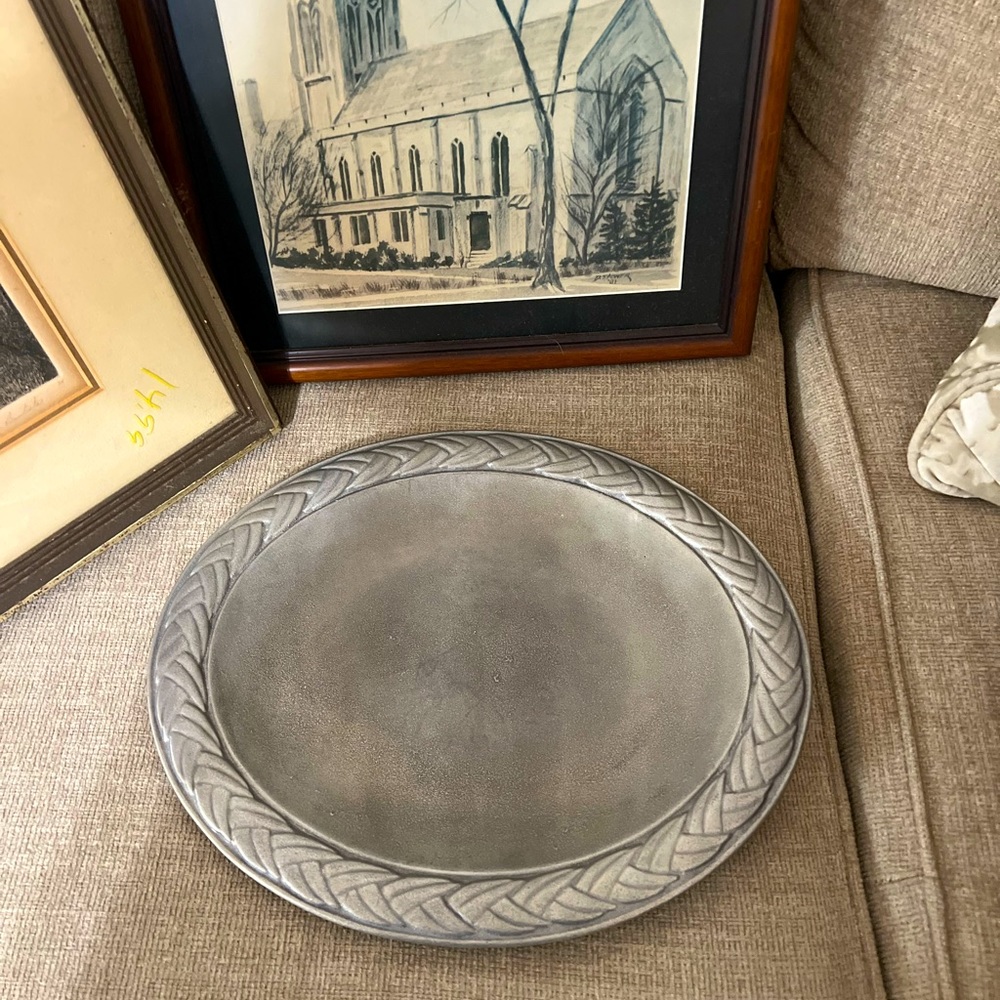 Wilton Armetale Gourmet Grillware 14" X12  LG Oval Grill & Serve. 1 Platter